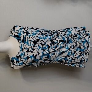 Karl Lagerfeld Paris Sleeveless Floral Blouse Size Large